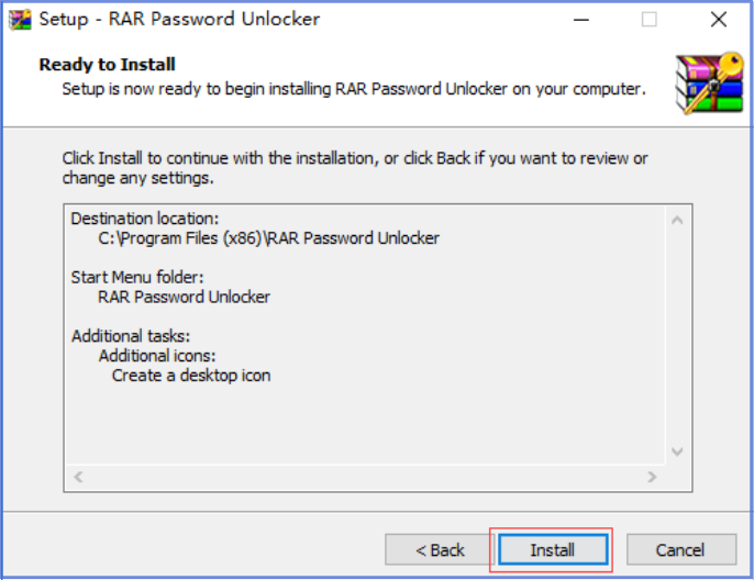 RAR Password Unlocker(RAR密码破解)截图
