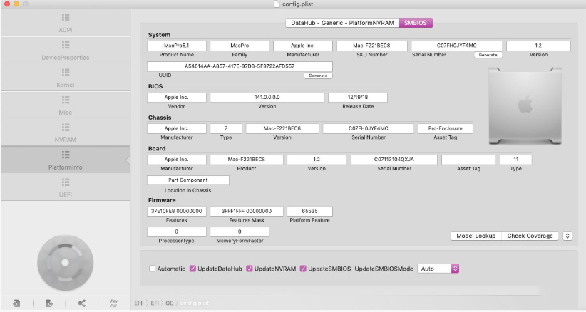 OpenCore Configurator for Mac截图