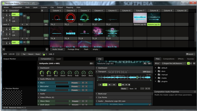 Resolume Arena(VJ音视频软件)截图