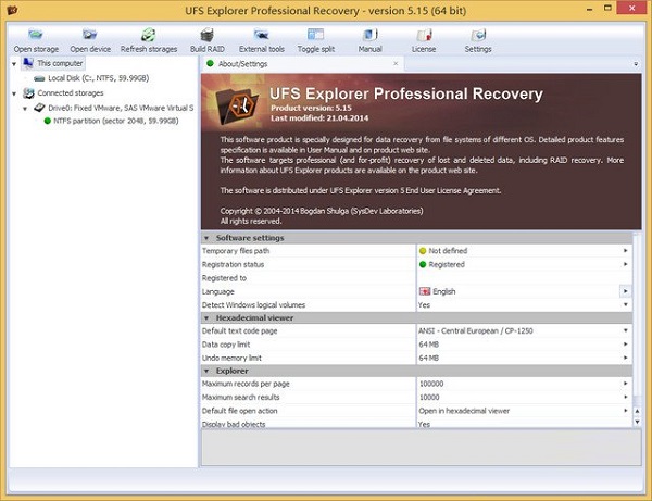 UFS Explorer Professional Recovery(数据恢复工具)截图