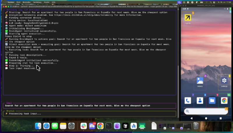 Droidrun(AI手机操作工具)截图