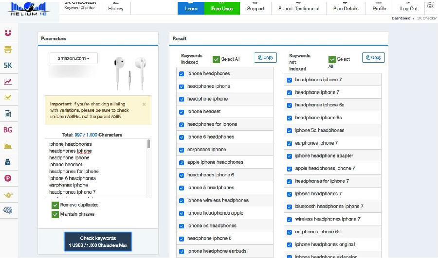 helium10(亚马逊商家运营插件)截图