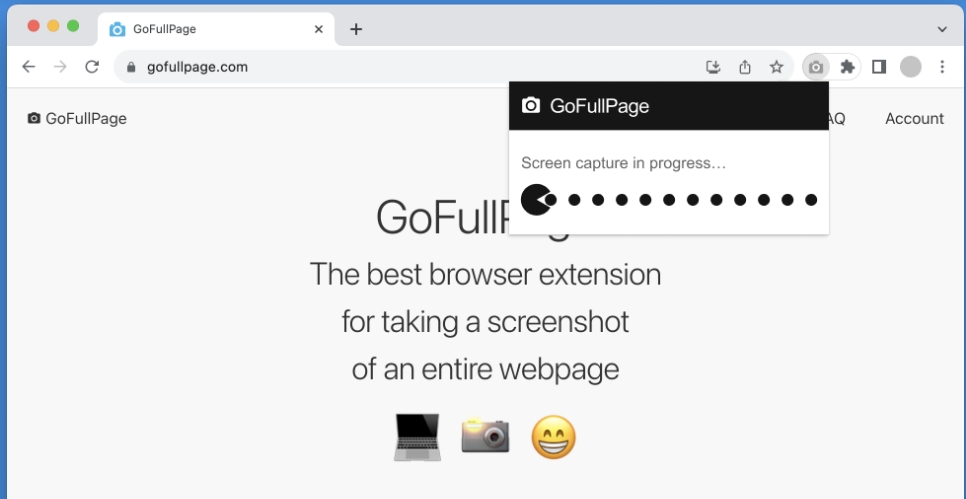GoFullPage(浏览器快捷截图插件)截图