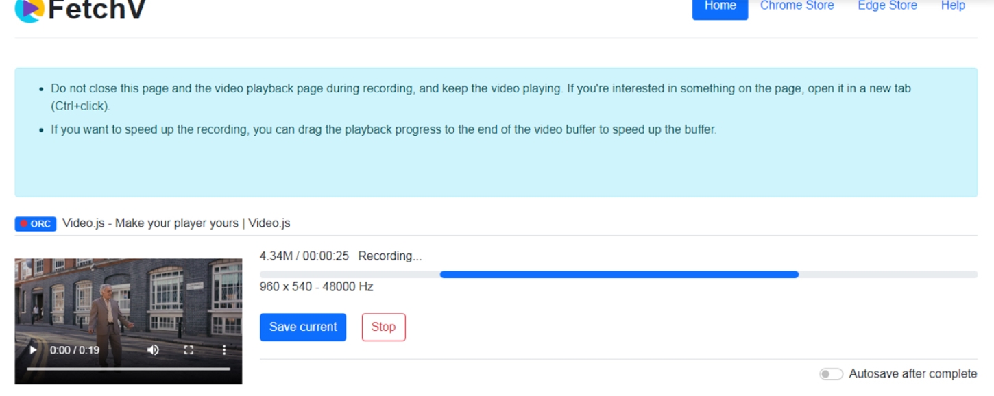 FetchV(视频下载器)截图