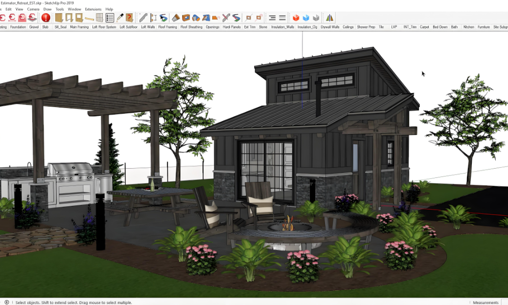 Estimator(sketchup即时预算插件)截图