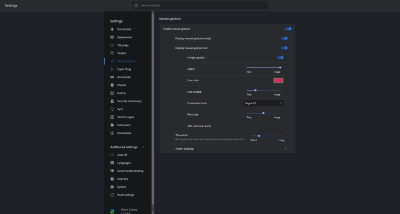 猫眼浏览器截图
