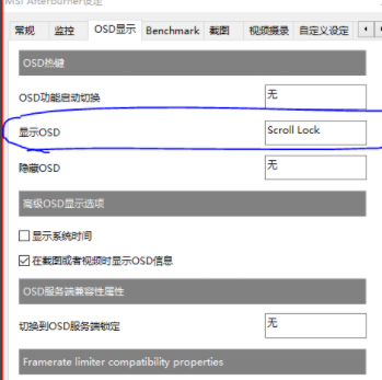 微星小飞机截图