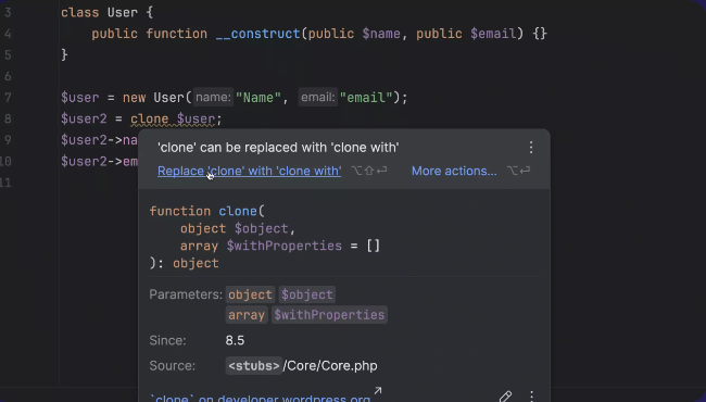 JetBrains PhpStorm2025截图