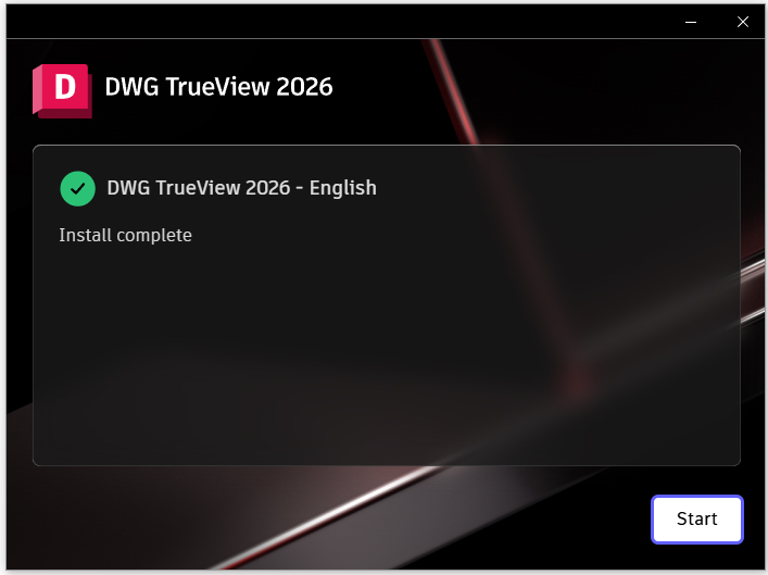 Autodesk DWG Trueview2026截图