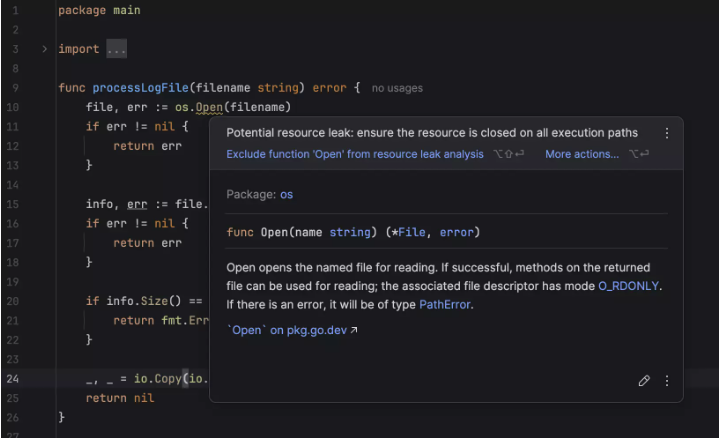 JetBrains GoLand2025截图