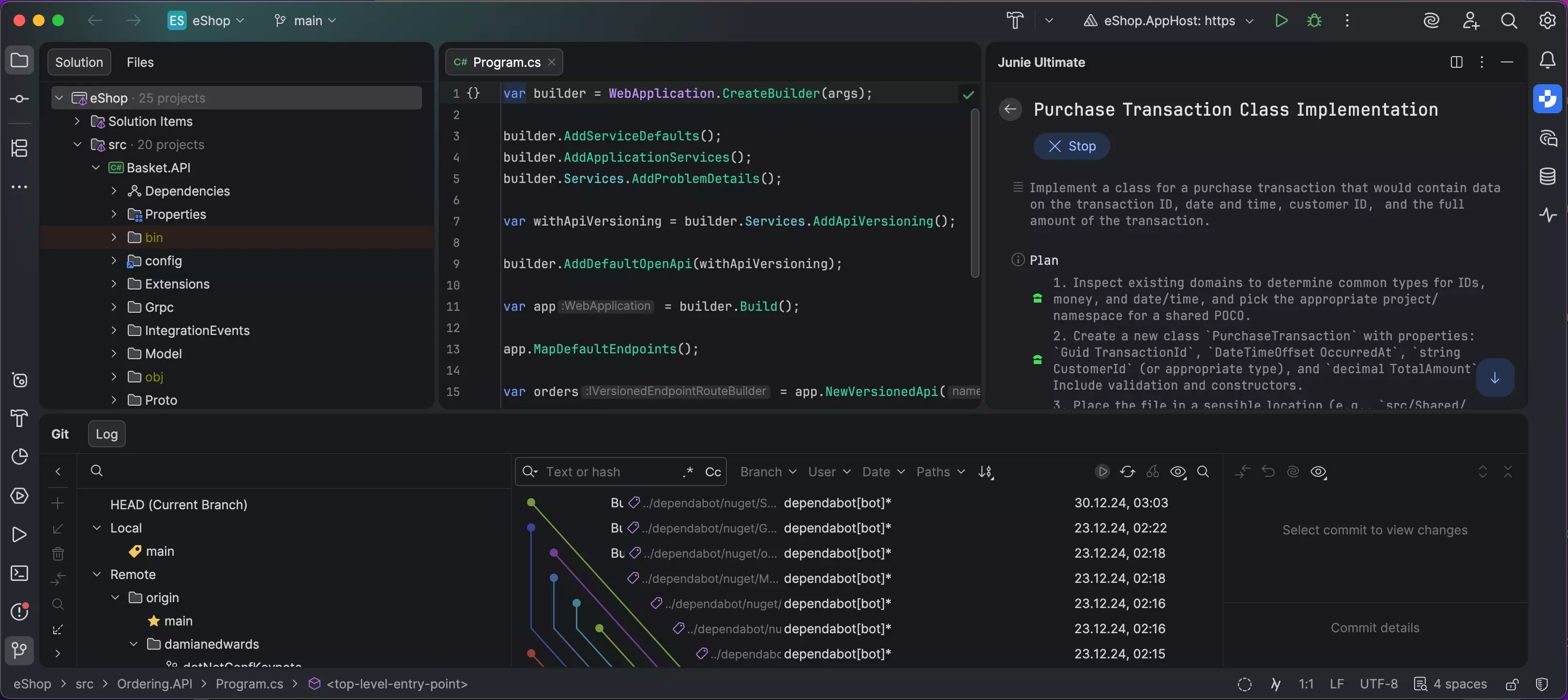 JetBrains Rider2025截图