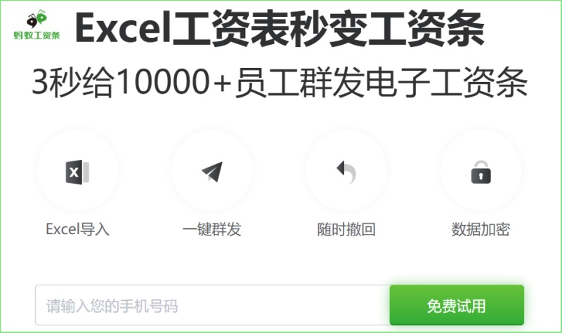 蚂蚁工资条截图