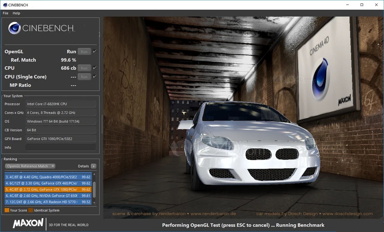 cinebench 2024(CPU跑分软件)截图