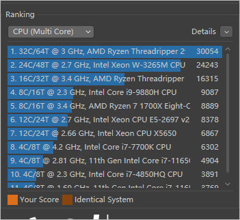cinebench 2024(CPU跑分软件)截图