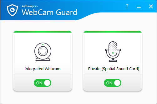 Ashampoo WebCam Guard截图