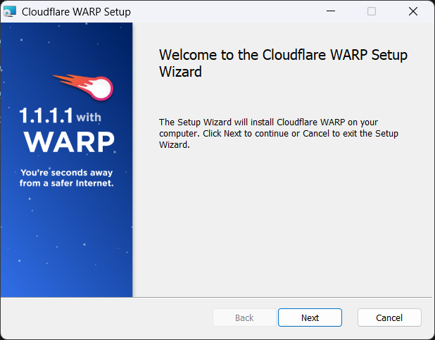 Cloudflare WARP截图