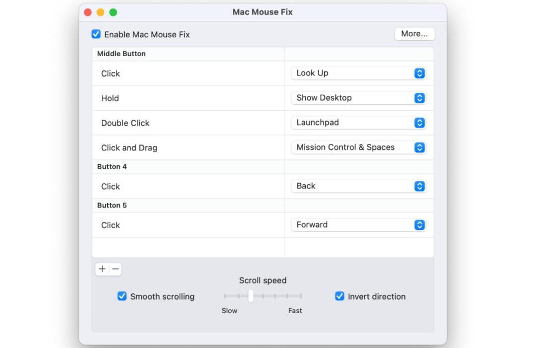 Mac Mouse Fix截图