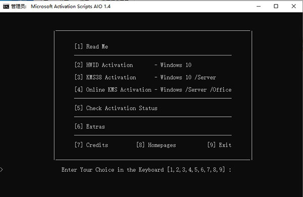Microsoft Activation Scripts截图