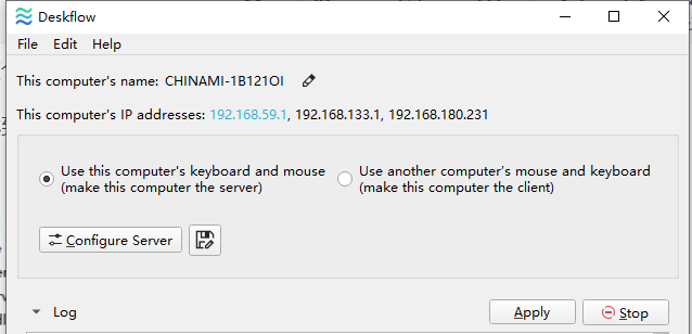 Deskflow截图