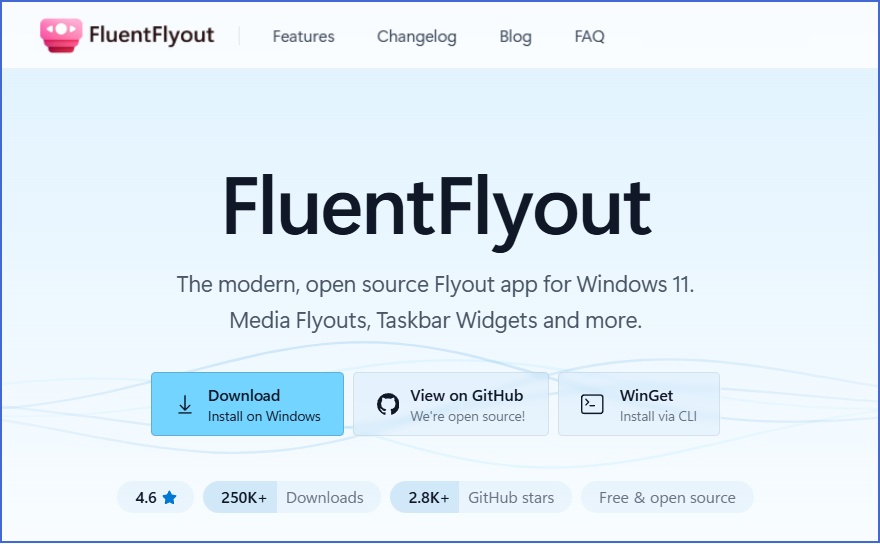 FluentFlyout截图