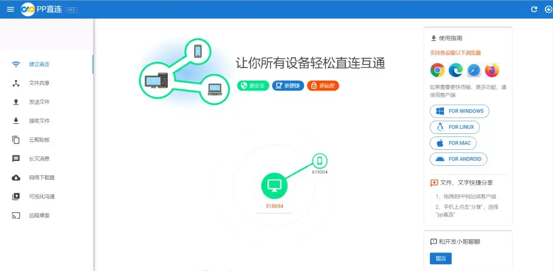 PP直连截图