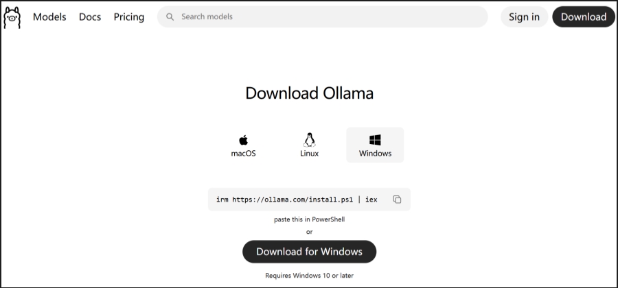 Ollama截图