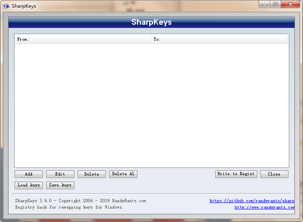 SharpKeys截图
