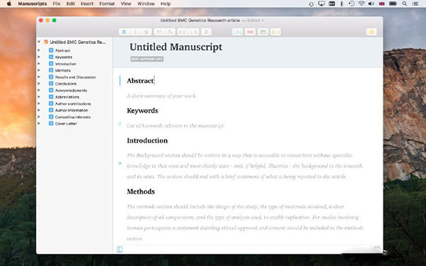 Manuscripts MAC版截图