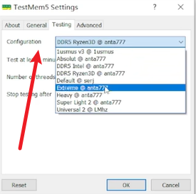 TM5(TestMem5)截图