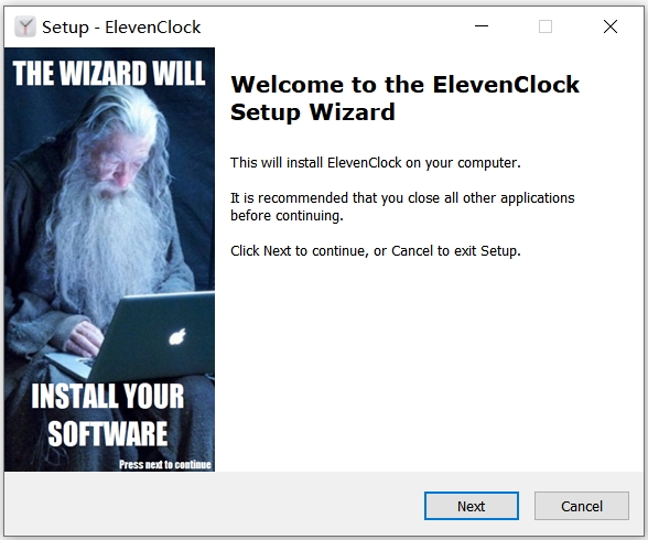 ElevenClock截图