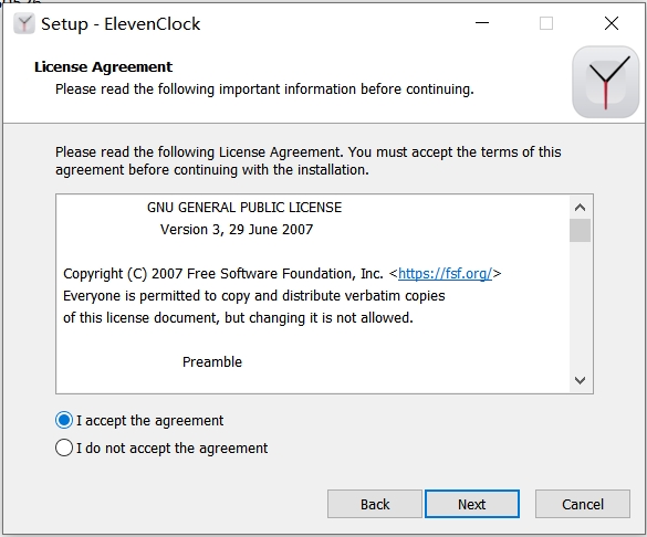 ElevenClock截图