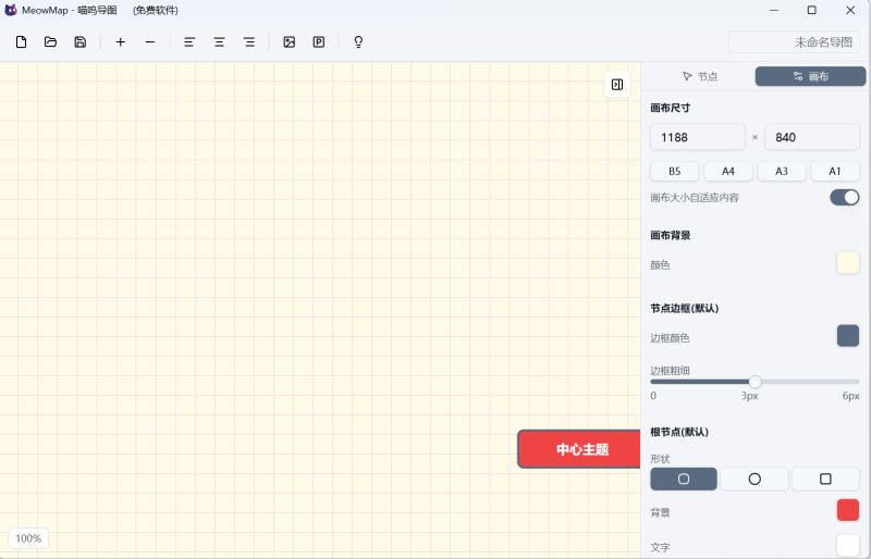 喵呜导图截图