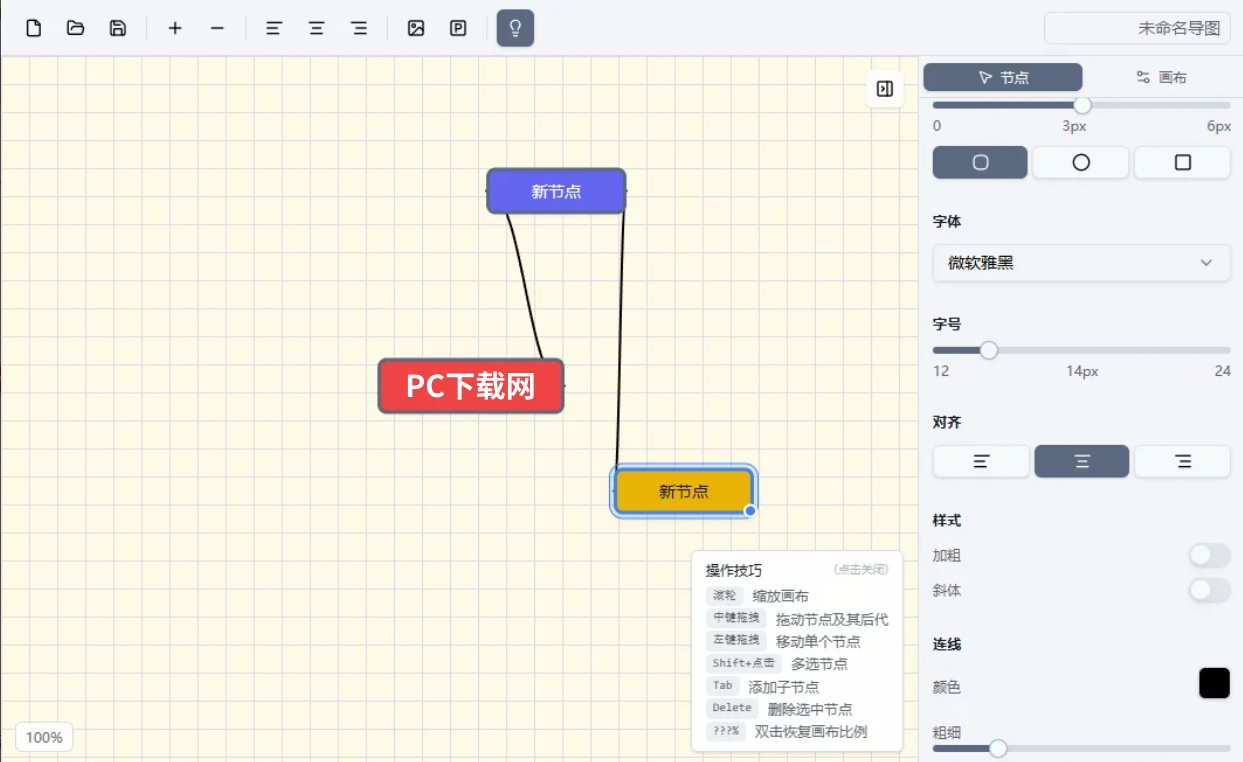 喵呜导图截图