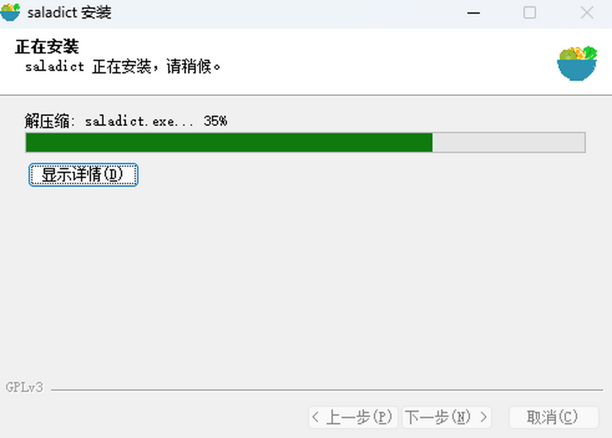 沙拉翻译截图