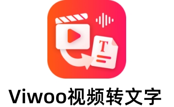 Viwoo视频转文字段首LOGO