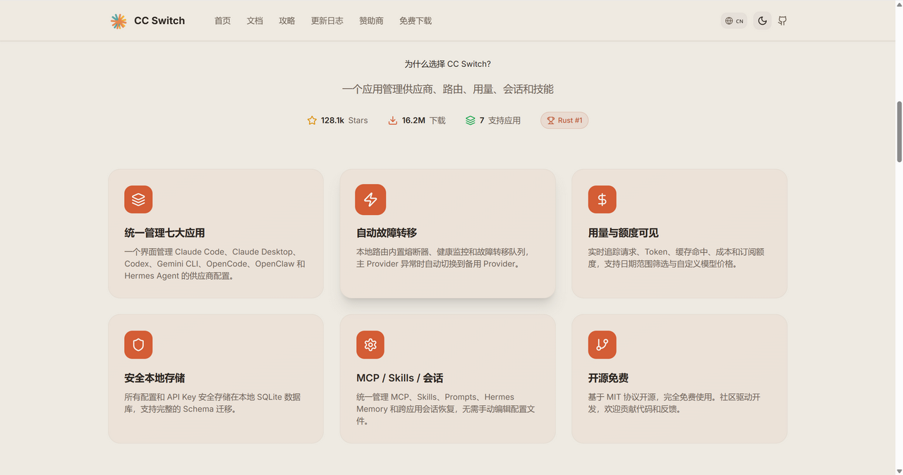 CC Switch截图